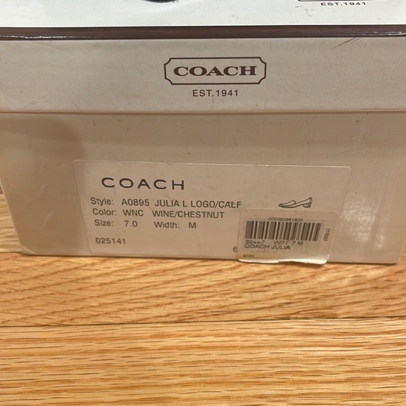 COACH Julia Signature Monogram Loafers - Picture 7 of 8